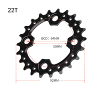 22T Mountain bike chainring bicycle chainring repair compatible For Shimano chainring