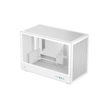 【DeepCool】九州風神 CH260 WH M-ATX 電腦機殼(白色/支援背插式M-ATX)