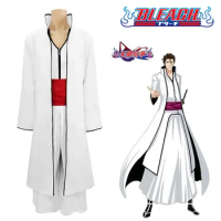 Anime Bleach Cosplay Aizen Sousuke Man Costume