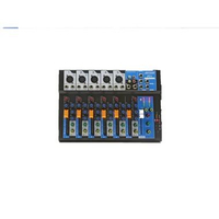 PROFESSIONAL POWER MIXER AUDIO 7 CHANNEL / 7 CH LIVE DJ KARAOKE BLUETOOTH F-MU