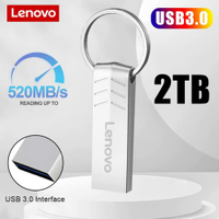 Lenovo 2TB Original USB 3.0 U Disk Flash Drive โลหะความเร็วสูง Pendrive 128GB แบบพกพากันน้ำ USB ไดรฟ์ปากกาสำหรับ Pc/ ศัพท์
