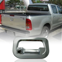 Car Rear View Reverse Camera Tailgate Trim Cover 7070 CCD Chip 170 Degree Wide 12V Fit for Toyota Hilux Vigo 2005 2006 2007-2014