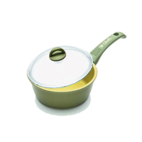 【ILLA 伊拉】橄欖油不沾單柄湯鍋 16cm 鍋蓋組