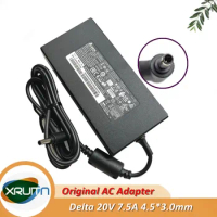 Original DELTA ADP-150CH D 150W Charger 20V 7.5A 4.5x3.0mm AC Adapter For MSI GF76 GF66 Gaming Laptop Power Supply A18-150P1A