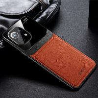 for xiaomi 11 lite case silicone shockproof leather phone cases for xiomi mi11 xiaomi mi 11 lite ne 5g 11lite light back cover