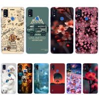 S5 colorful song Soft Silicone Tpu Cover phone Case for ZTE Blade a31/a51/Axon 30