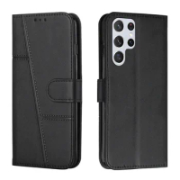 Flap Pu Leather Case Protect For Samsung Galaxy S20 FE S21 Plus S22 Note 20 Ultra Card Slot Wallet Cover