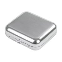 Stainless Steel Ashtray with Lid Windproof Smoking Dust Organizer for Men Outdoor Traveling Smoking Supplies M6CE