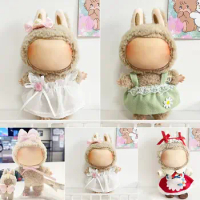 Labubu Clothes Handmade Doll Skirt For 17cm Labubu Doll Mini Clothes Labubu Time To Chill Filled Labubu Skirt for Macaron