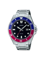 CASIO นาฬิกาข้อมือผู้ชาย MDV-107D-1A3VDF สีเงิน