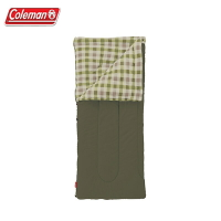 【露營趣】新店桃園 Coleman CM-33802 EZ 橄欖葉刷毛睡袋/C0 化纖睡袋 纖維睡袋 信封型睡袋