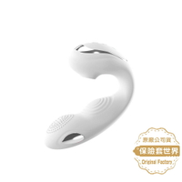 GALAKU．芙蕾雅 ProMAX 電擊款 APP遠端遙控 吸吮拍打震動按摩棒 - 白色