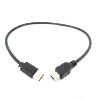 USB Jenis-C 3.1 Lelaki Kepada Mini USB 5 Pin B 5p Lelaki Pemisah Palam, Penyesuai Penyambung OTG, Ka