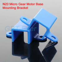 5Pcs Mounting Bracket N20 Micro Gear Motor Base Blue Fixed Seat Frame Holder 12mm Motor Installation Blue Standoff Fastener