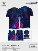 061 - Jersey atasan badminton bulutangkis warna donker