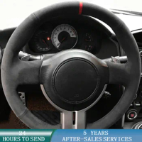 Customized Car Steering Wheel Cover Anti-Slip Suede Original Steering Wheel Braid For Toyota 86(GT86) Subaru BRZ Scion FR-S FRS