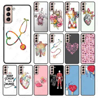 fundas Nurse Medical Medicine Phone Cover For samsung galaxy S24 ULTRA S23PLUS S21 S20fe S20ULTRA S21Fe S22PLUS S23ULTRA cases