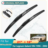 Wiper Blades For Mitsubishi Legnum Galant VR4 VR-4 VR 4 1996 - 2002 Front Windshield Brushes Windscr