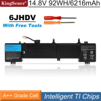 KingSener New 6JHDV 5046J Laptop Battery For Dell Alienware 17 R2 R3 ANW17-2136SLV P43F AW17R3-4175SLV 92Wh