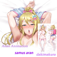 Dakimakura Anime samus aran Double-sided Print Life-size Body Pillow Cover