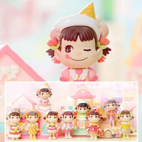 Kawaii Girl Peko Dessert Kingdom Series Action Figure Toys Dolls Sweet Peko Doll With Storage Box Birthday Gifts for Kids Model
