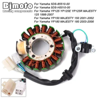 Motorcycle Stator Coil For Yamaha DT150 YP 125 150 180 Majesty 5DS-85510-00 5DS-H5510-00 YP125 YP125E YP125R YP150 YP180 Majesty