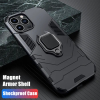 Anti Shock Case For iPhone 11 12 13 14 15 Pro Xs Max Mini XR X 8 7 6 6s Plus Magnet Case Cover For Apple iPhone SE 2022 2020 SE3