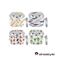 【AHAStyle】AirPods 3 IMD工藝彩繪圖案掛鉤保護套 童趣系列