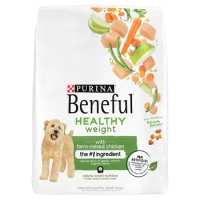 Dry Dog Food for Adults Healthy Weight, Farm Raised Chicken, 28 lb Bag