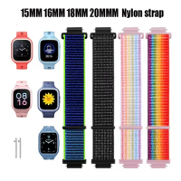 17cm-20cm Hook Loop Nylon Watch Strap16mm Sport Watch Bands Short Small fit for Adult for Kids for Children for Smart Watches
