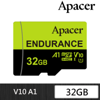 【Apacer 宇瞻】32G High Endurance microSDHC V10 A1 高效耐用記憶卡(U1)