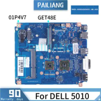 For DELL 5010 GET48E Laptop Motherboard 01P4V7 6050A2524001 DDR3 Notebook Mainboard