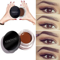 Eye Brow Tint Makeup Tool Kit Waterproof Brow 8 Color Pigment Black Brown Henna Eyebrow Gel