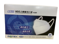 MOTEX 摩戴舒 N95口罩 單入/盒裝 蚌型  醫療用口罩