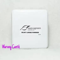 Naavagreen Silky Loose Powder 14 gram by dr Fredi Setyawan Original Skincare Makeup Bedak Wajah Tabu
