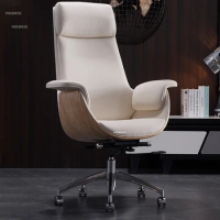 Modern Boss Chair Lift Computer Armchair Office Furniture Nordic High-end Office Chairs Back Ergonomic Chairs Home Gaming Chair
