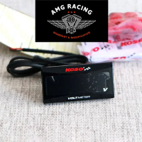 Volt Meter / voltmeter Koso Super Slim Style untuk motor / mobil ORI