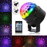 Sunshine Xiaomi HotDJ Club Disco KTV Party Sound Active RGB LED Ball Laser Projector Stage Light_V