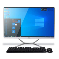 23.8inch All-in-One PC Core i7 9700F i5 9400F NVIDIA GTX1050TI 4GB DDR3 i3 9100F Windows 10 Linux office computer