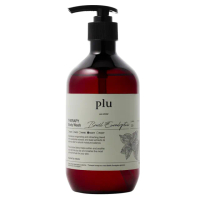 【plu】plu 精油舒緩沐浴露500g-羅勒鞍樹(plu 精油舒緩沐浴露)