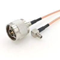 TS9 Male Angle To N Male Coaxial RG174&amp;RG316 jumper Pigtail Cable For HUAWEI ZTE 3G 4G Modem Antenna20CM
