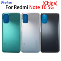 Original For Xiaomi Redmi Note 10 5G Back Housing Back Battery Cover Replacement Parts For Redmi Note 10 5G Battery Cover