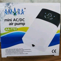 Aerator amara mini AC/DC AA-7701 AIR PUMP portable 1 lubang