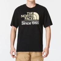 【The North Face】上衣 男款 短袖上衣 運動 M THE NORTH FACE 1966 LOGO SS TEE 黑 NF0A88G3JK3