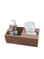2 IN 1 TISSUE BOX สีเบจ KD101