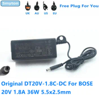 Original AC Adapter Charger For BOSE 20V 1.8A 5.5x2.5mm DT20V-1.8C-DC SoundDock Bluetooth Speaker Power Supply