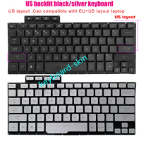 New US Backlit No-Palmrest Keyboard For ASUS ROG Zephyrus G14 Series GA401 GA401M GA401U GA401Q GA401I GA401QE GA401IU laptop