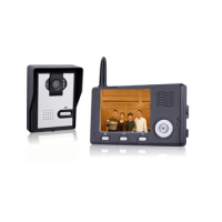 wireless video door phone intercom with bell