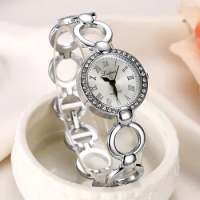 Lvpai Watch Bracelet Watch Ladies Watch Roman Digital Graduated Quartz Watch Circular Ladies Watch Alloy Watch