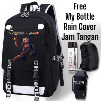 HIJAZ BAG - TAS SEKOLAH ANAK SD LAKI LAKI PEREMPUAN MOBILE LEGEND KING OF THE FIGHTER TAS ANIME TERB